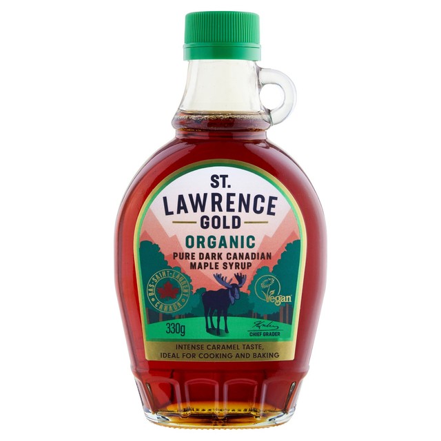 St Lawrence dark maple syrup 330g (British brand)