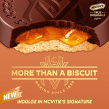 McVitie's dark chocolate rounds biscuits pack - British product