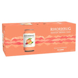 Rekorderlig Peach Raspberry Fruit Cider 10 x 330ml, imported from the UK