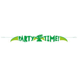 Unique Party Dinosaur Birthday Banner Blue Green 5ft - British product