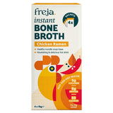 Freja chicken ramen instant bone broth 4x15g sachets - British product