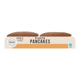 M&S Scotch pancakes with golden syrup 6 pack, imported from the UK