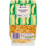 Ocado macaroni pasta 500g bag, imported from the UK