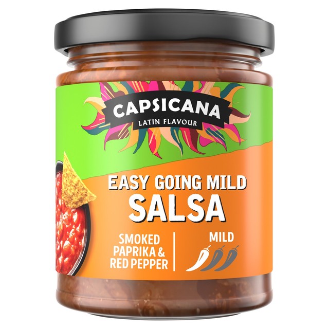 Capsicana Easy Going Salsa mild tomato salsa 285g - British product