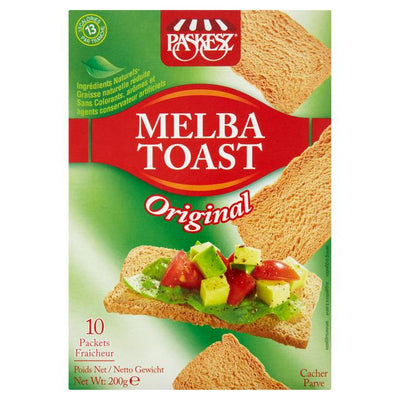 Sainsburys Paskesz Melba Toast Original x10 200g- Buy online at McGrocer
