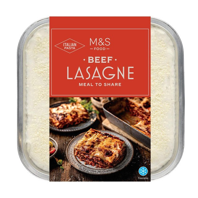 M&S Rindfleischlasagne Fertiggericht 1.5 kg, importiert aus Großbritannien