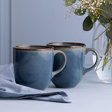 Rayware Reactive Blue Mug 400ml, imported from the UK