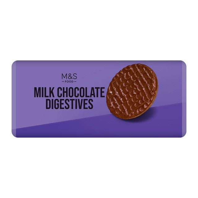 M&S milk chocolate digestives 300g, imported from the UK