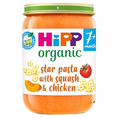 M&S HiPP Organic Star Pasta with Squash & Chicken Baby Meal 190g- Buy online at McGrocer