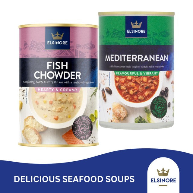 Elsinore fish chowder soup 400g - British product