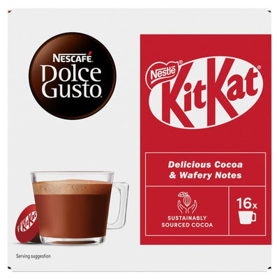 M&S Nescafe Dolce Gusto Kit Kat Hot Cocoa Pods 256g- Buy online at McGrocer