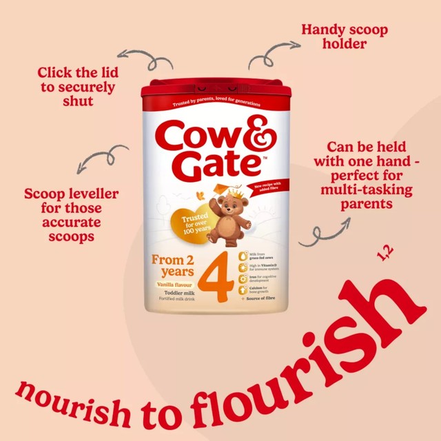 Cow & Gate Stage 4 Toddler Milk Formula 800g - British product