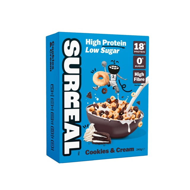 Surreal cookies and cream cereal 240g (British brand)