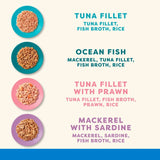 Applaws Fish Collection wet cat food tins multipack 12x70g - British product