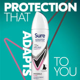 Sure women's antiperspirant deodorant Invisible Pure 150ml (British brand)