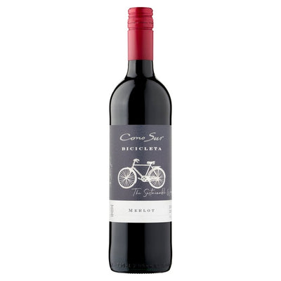 M&S Cono Sur Bicicleta Merlot Red Wine 75cl- Buy online at McGrocer