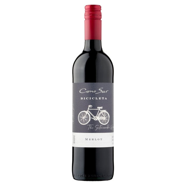 Cono Sur Bicicleta Merlot red wine 75cl - British product