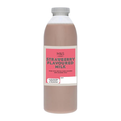 M&S Erdbeer-Milchgetränk Britische Milch 750ml