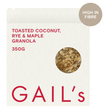 GAIL's toasted coconut rye and maple granola, imported from the UK