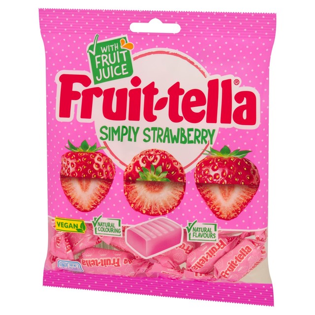 Fruittella strawberry chewy sweets 135g - British product