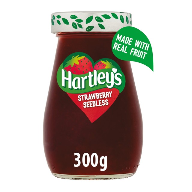 Hartley's strawberry seedless jam 300g, UK version
