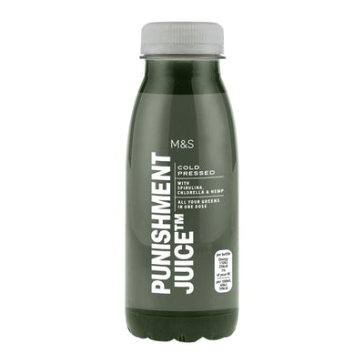 M&S Kaldpresset Punishment Juice Grønn Juice 250ml