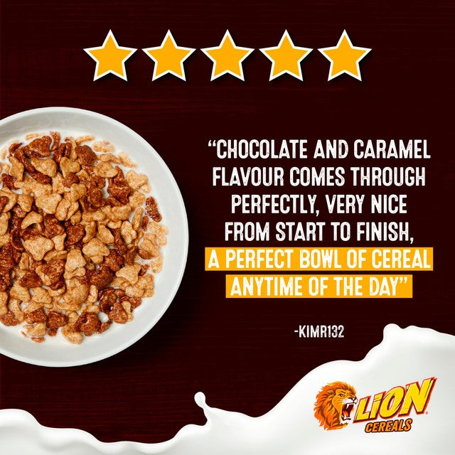 Nestle Lion caramel and chocolate cereal 400g, UK version