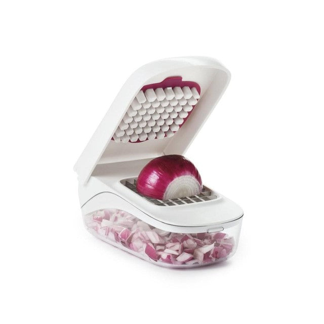 OXO Softworks Vegetable Chopper with Easy Pour Opening, imported from the UK