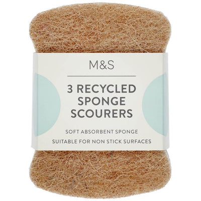 M&S 3 recycelte Schwammschwämme