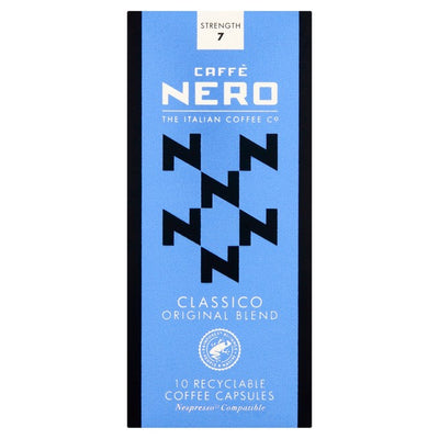 M&S Caffe Nero Classico Nespresso Compatible Coffee Capsules 10 Pack- Buy online at McGrocer