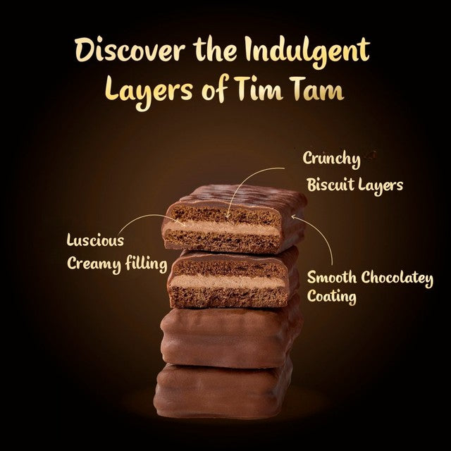 Tim Tam dark chocolate biscuits 163g (British brand)