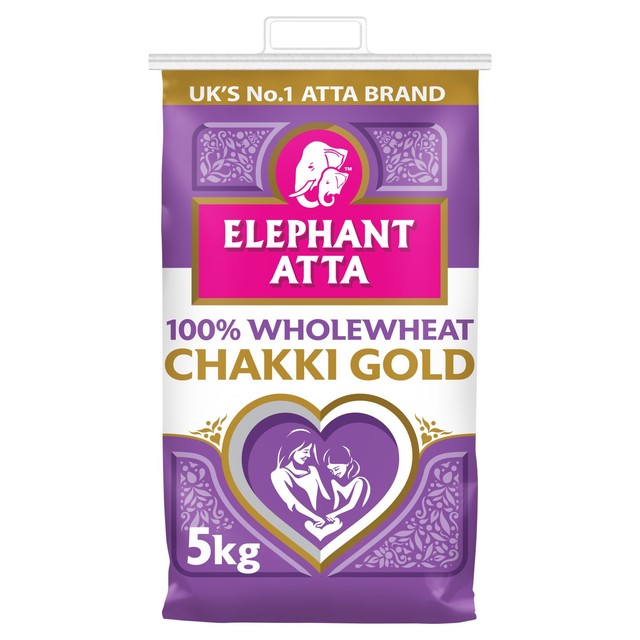 Elephant Atta Chakki Gold chapatti flour 5kg - British product