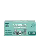Scrumbles grain-free wet dog food pate variety pack 6x395g (British brand)