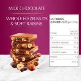 Lindt fruit and nut milk chocolate bar 150g, UK version