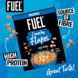 FUEL10K Original Crunchy Flakes high protein breakfast cereal 440g - British product