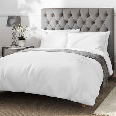 M&S M&S Comfortably Cool Lyocell Rich Duvet Cover Super King Size White- Buy online at McGrocer