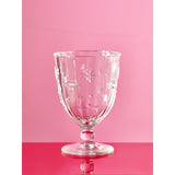 Eleanor Bowmer wine glasses lips and stars (British brand)