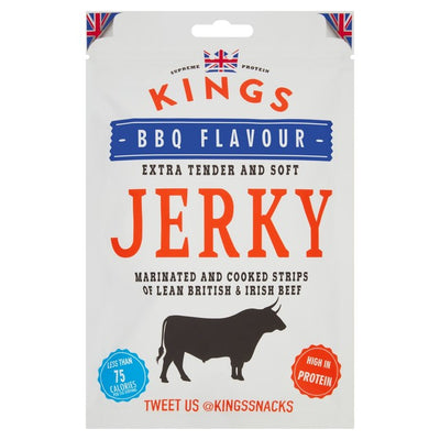 M&S Kings Elite Snacks BBQ Beef Jerky Titan Pack 350g - Kjøp online hos McGrocer