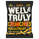 Well & Truly cheese corn snacks 30g (British brand)