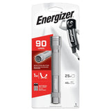 Energizer metal LED torch with 2 AA batteries, UK version