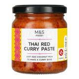 M&S Thai Red Curry Paste 190g, imported from the UK