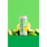 Activit sparkling vitamin water Lemon and Lime can, UK version