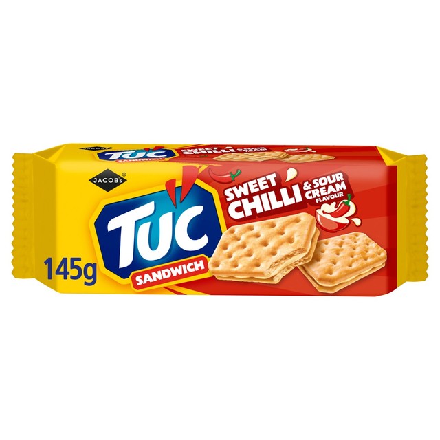 Jacob's TUC sandwich crackers sweet chilli and sour cream (British brand)