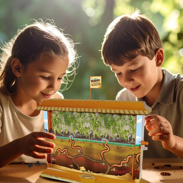 Wild! Science Worm Farm observation STEM kit, British brand