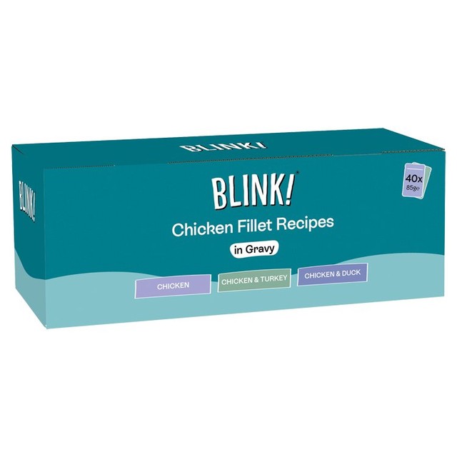 Blink chicken in gravy cat food pouches 40 x 85g - British product