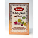 Sebahat rose and lemon flavour Turkish delight 200g (British brand)