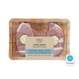 M&S pork saltimbocca 300g, imported from the UK