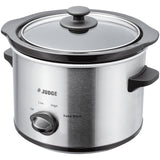 Judge 1.5L slow cooker with removable ceramic pot, imported from the UK