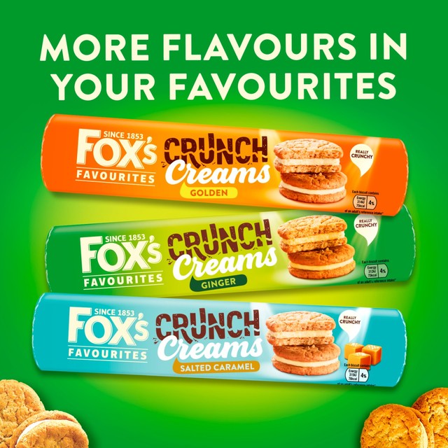 Fox's Ginger Crunch Creams ginger biscuits 200g, UK version