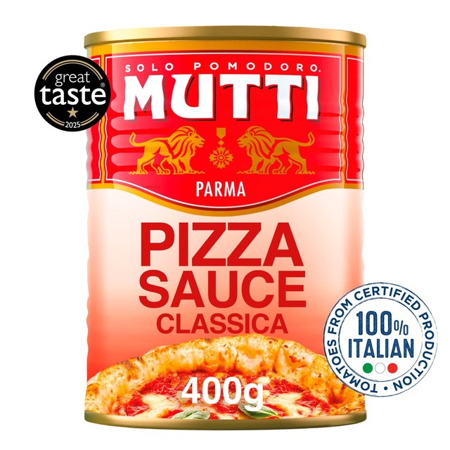 Mutti Classic Italian Pizza Sauce No Added Sugar 400g, imported from the UK